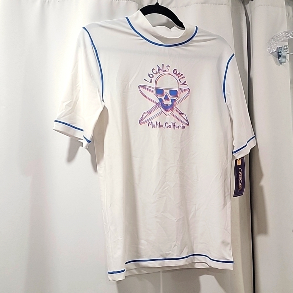 ✨️ Cherokee Boys Swim Shirt X-large. U4